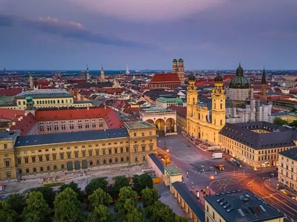 Der Odeonsplatz in München